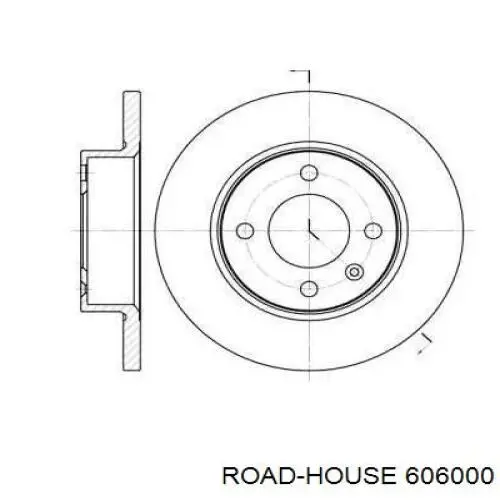 6060.00 Road House freno de disco delantero