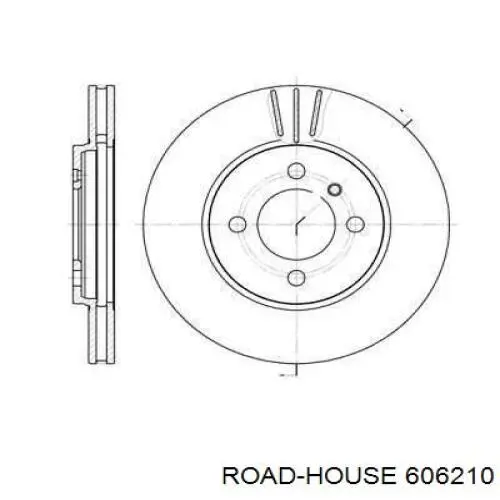 6062.10 Road House freno de disco delantero