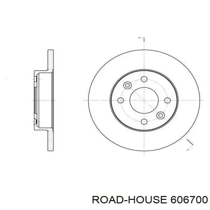 Comprar 606700 Road House Freno de disco delantero