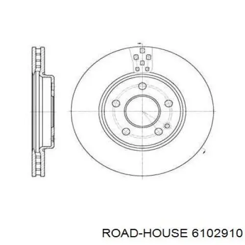 61029.10 Road House freno de disco delantero