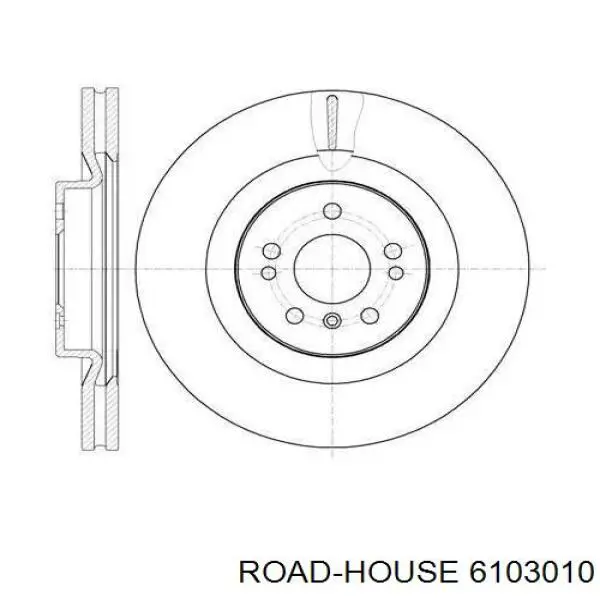 61030.10 Road House freno de disco delantero