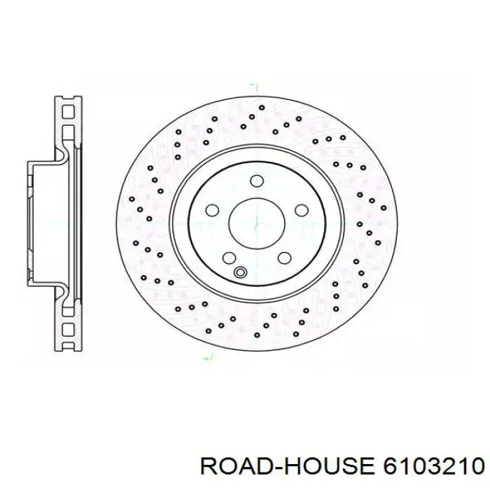 61032.10 Road House freno de disco delantero