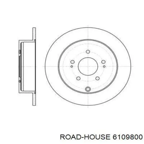 Disco de freno trasero Road House 6109800 precio, desde 40,01 EUR