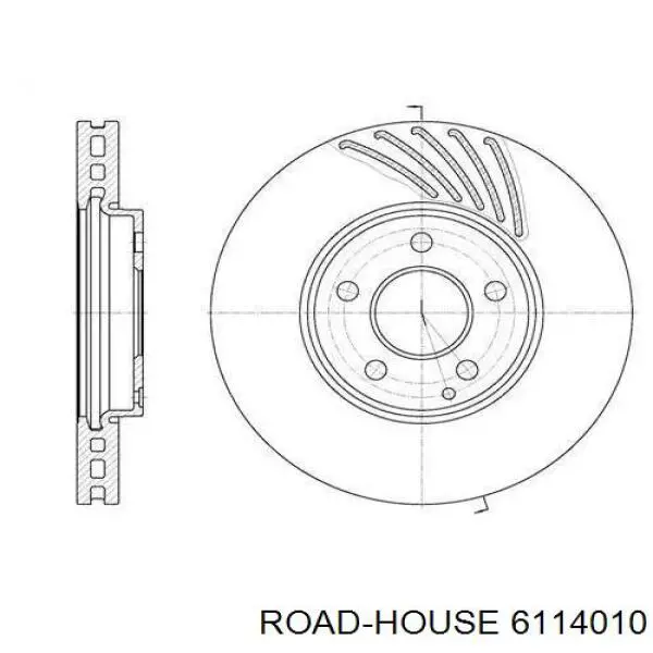 61140.10 Road House freno de disco delantero