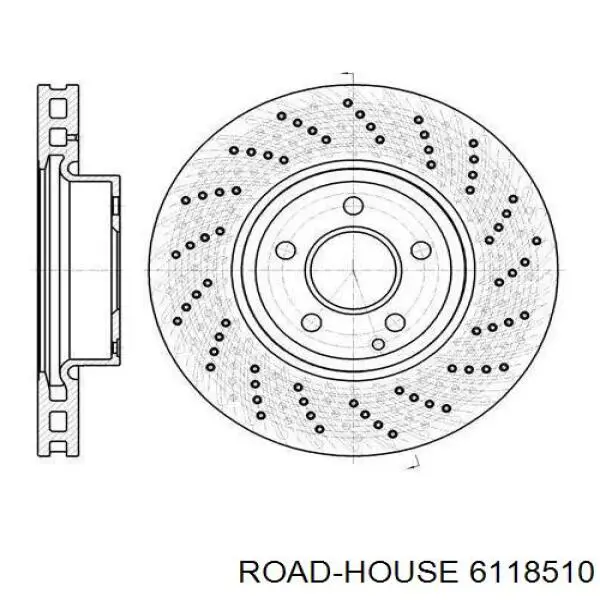 61185.10 Road House freno de disco delantero