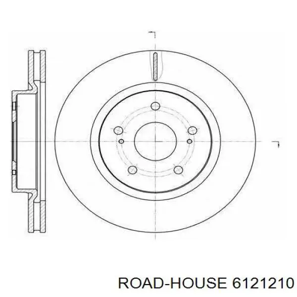 61212.10 Road House freno de disco delantero