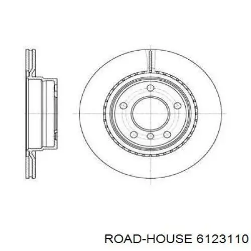 Disco de freno trasero Road House 6123110 precio, desde 35,64 EUR