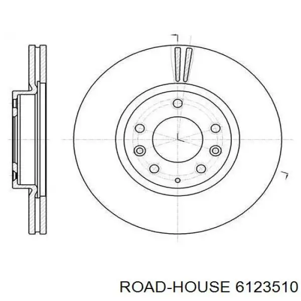 Frenos delanteros Road House 6123510 precio, desde 58,65 EUR