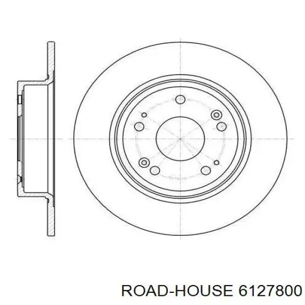 Disco de freno trasero Road House 6127800 precio, desde 39,66 EUR