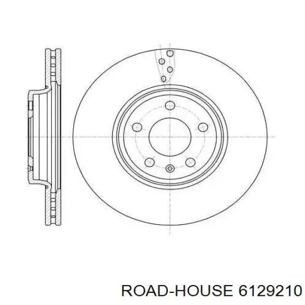 61292.10 Road House freno de disco delantero