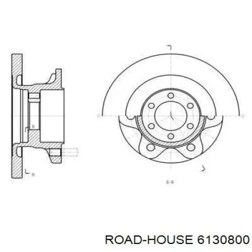 Frenos delanteros Road House 6130800 precio, desde 109,22 EUR