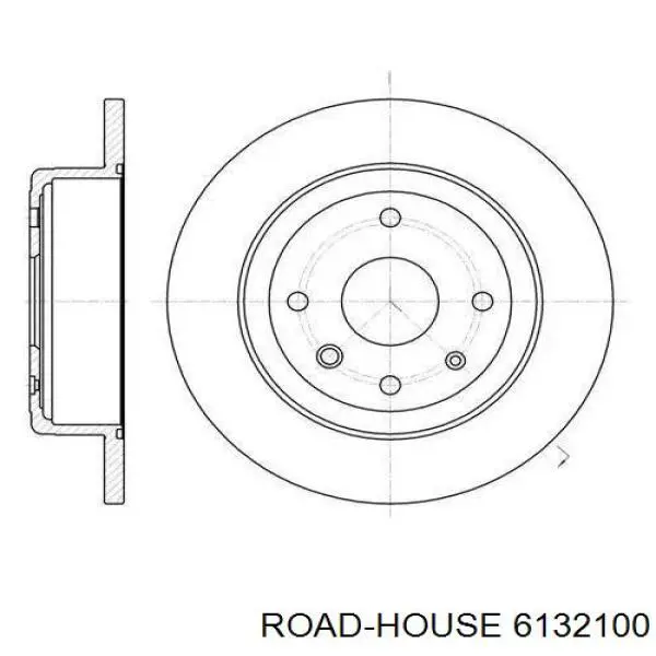 61321.00 Road House disco de freno trasero