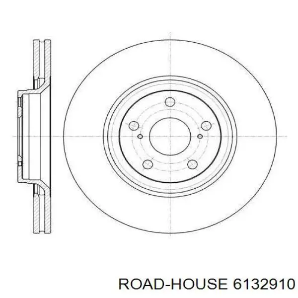 6132910 Road House freno de disco delantero