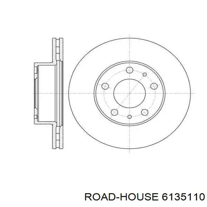 Frenos delanteros Road House 6135110 precio, desde 171,57 EUR
