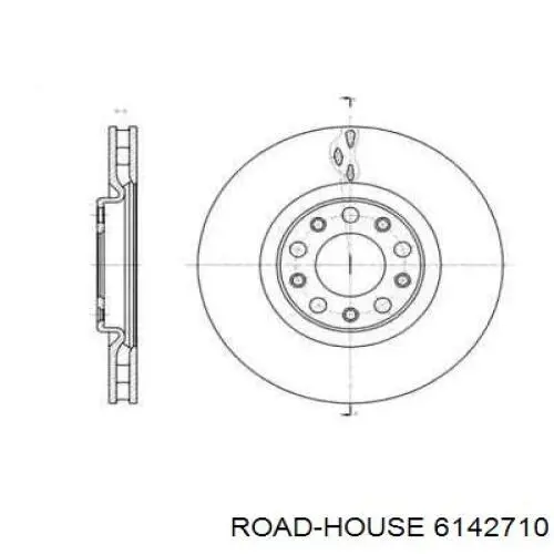 Frenos delanteros Road House 6142710 precio, desde 61,39 EUR