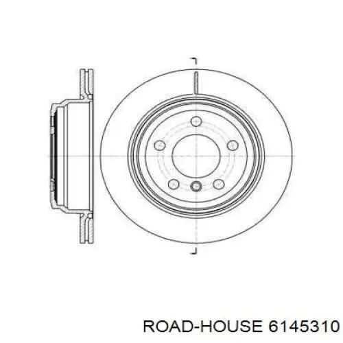Disco de freno trasero Road House 6145310 precio, desde 48,51 EUR