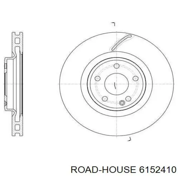 61524.10 Road House freno de disco delantero