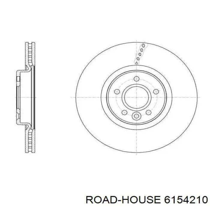 61542.10 Road House freno de disco delantero