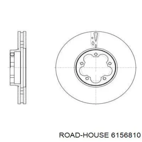 61568.10 Road House freno de disco delantero