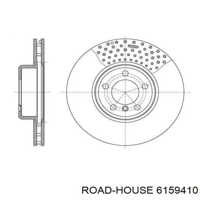 61594.10 Road House freno de disco delantero