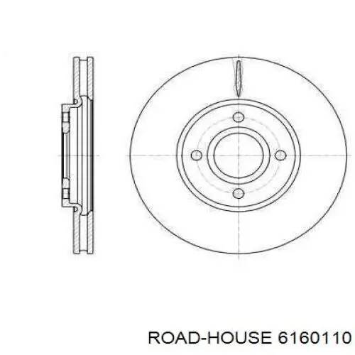 Frenos delanteros Road House 6160110 precio, desde 47,44 EUR