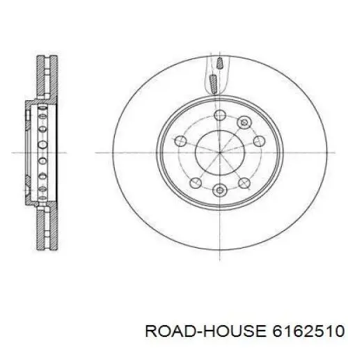 61625.10 Road House freno de disco delantero