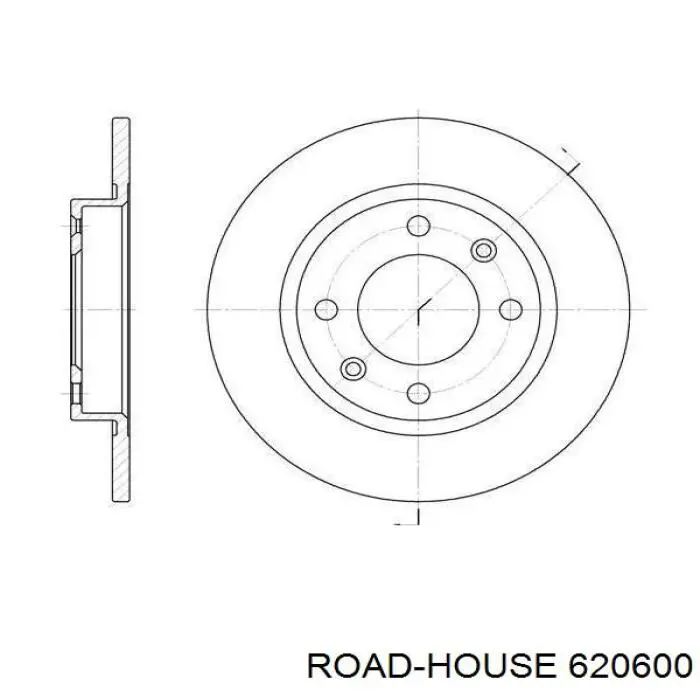 Freno de disco trasero Road House 620600 precio, desde 47,31 USD