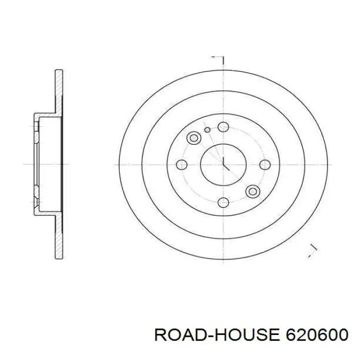 Comprar 620600 Road House Disco de freno trasero