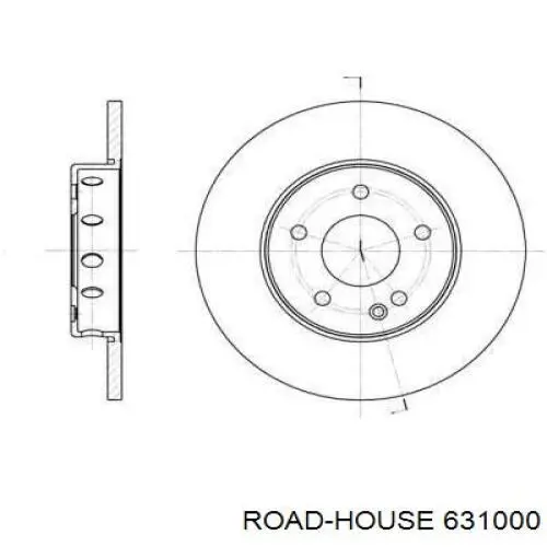 6310.00 Road House freno de disco delantero