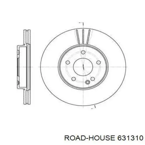 631310 Road House freno de disco delantero