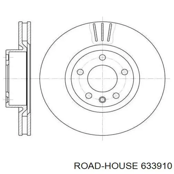 6339.10 Road House freno de disco delantero