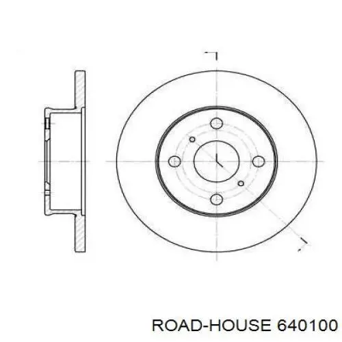 6401.00 Road House freno de disco delantero