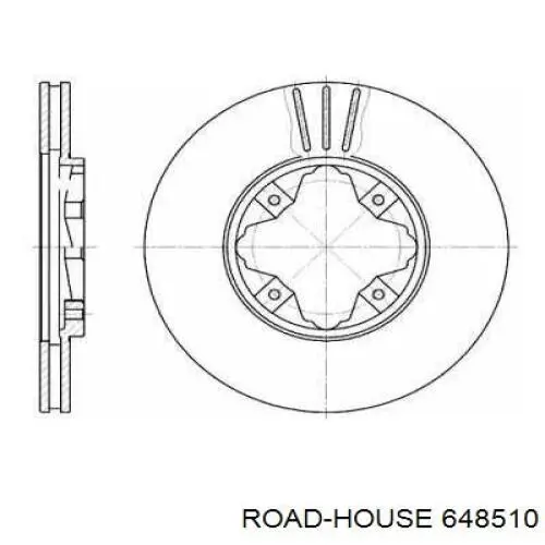 6485.10 Road House freno de disco delantero