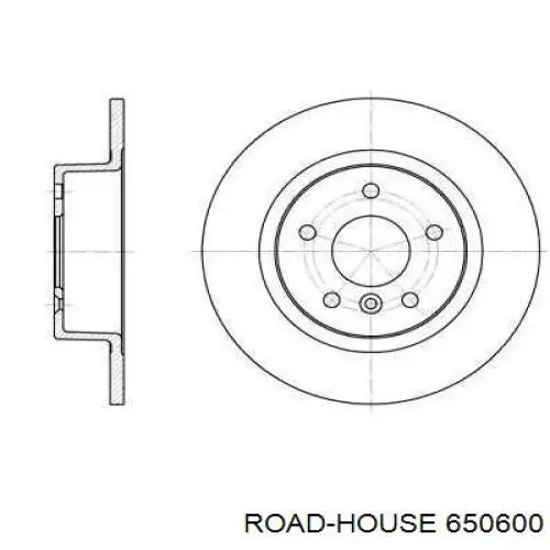 Comprar 650600 Road House Disco de freno trasero