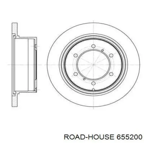Disco de freno trasero Road House 655200 precio, desde 47,38 EUR