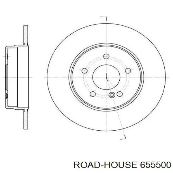 Disco de freno trasero Road House 655500 precio, desde 34,17 EUR