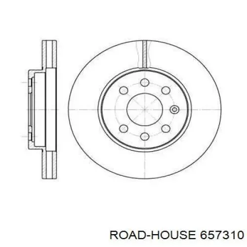 6573.10 Road House freno de disco delantero