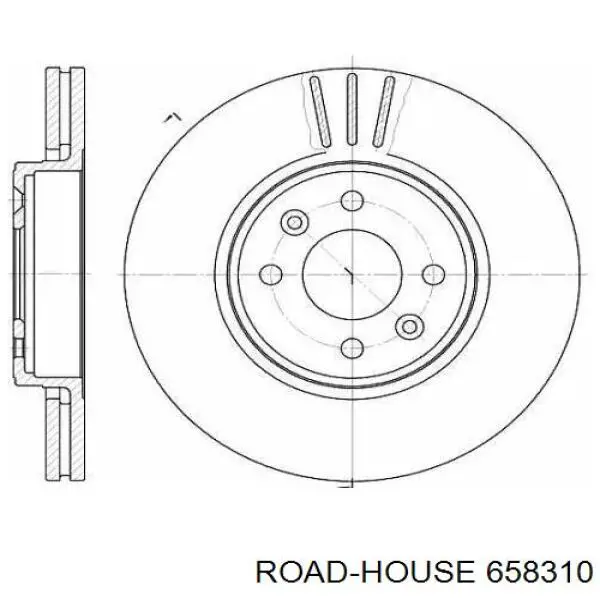 Frenos delanteros Road House 658310 precio, desde 36,11 EUR