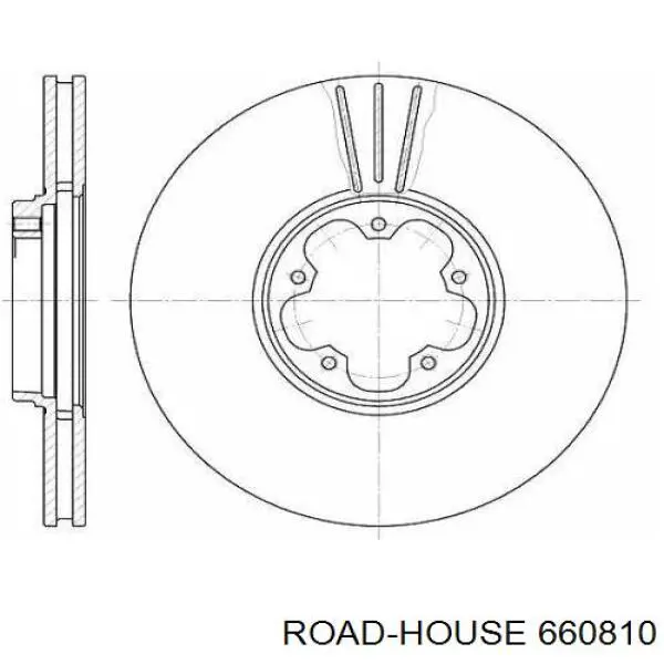 6608.10 Road House freno de disco delantero