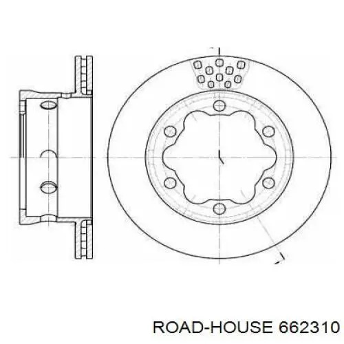 Disco de freno trasero Road House 662310 precio, desde 42,84 EUR