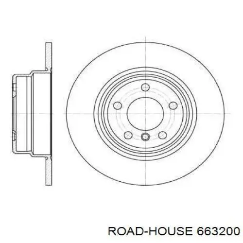 Disco de freno trasero Road House 663200 precio, desde 47,66 EUR