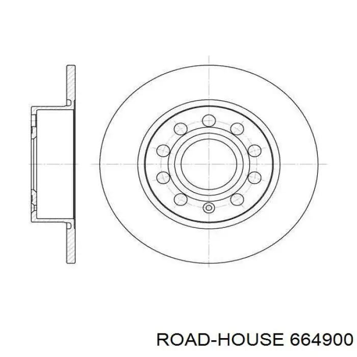 Disco de freno trasero Road House 664900 precio, desde 27,10 EUR