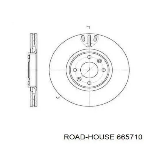 Frenos delanteros Road House 665710 precio, desde 56,09 EUR