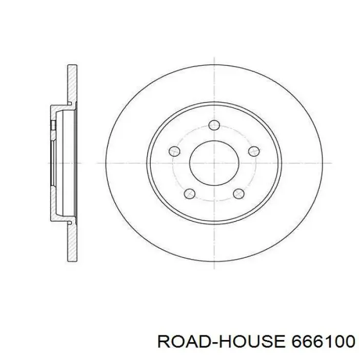 Disco de freno trasero Road House 666100 precio, desde 35,23 EUR