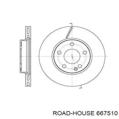 Frenos delanteros Road House 667510 precio, desde 39,20 EUR