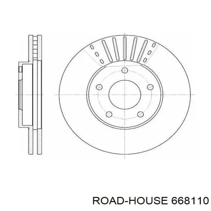 Comprar 668110 Road House Freno de disco delantero