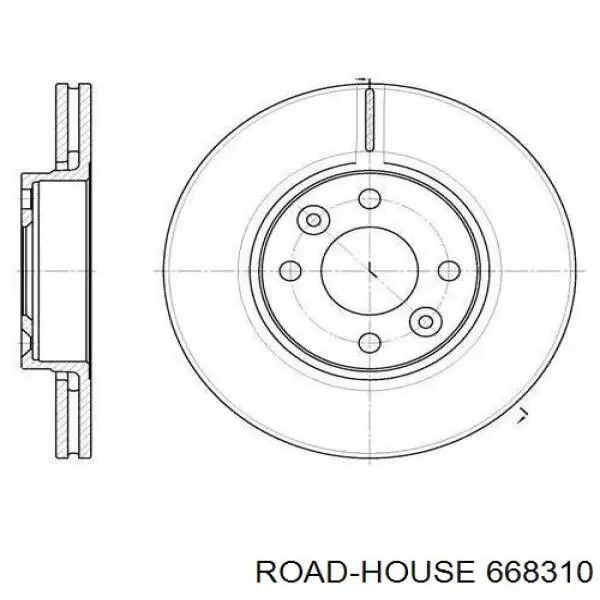 Frenos delanteros Road House 668310 precio, desde 29,92 EUR