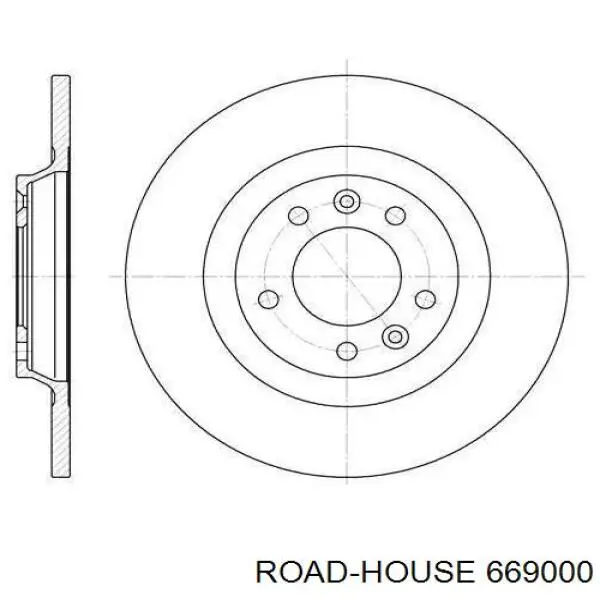 Disco de freno trasero Road House 669000 precio, desde 31,45 EUR