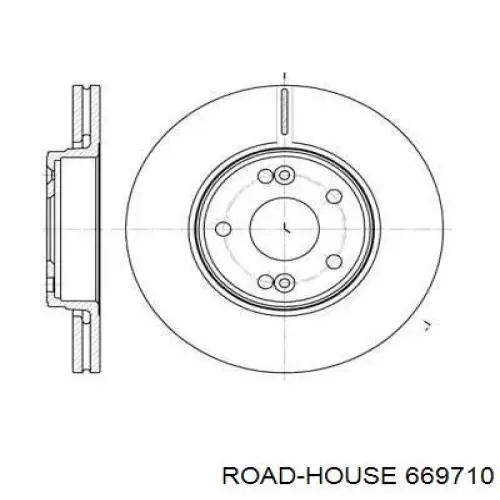 Frenos delanteros Road House 669710 precio, desde 43,94 EUR