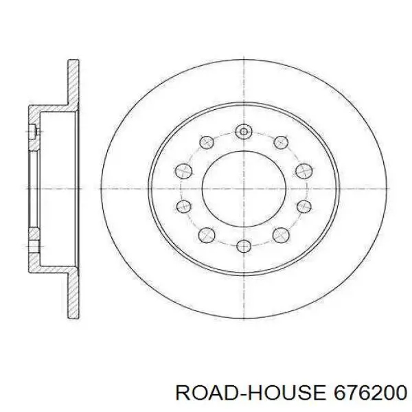 6762.00 Road House disco de freno trasero